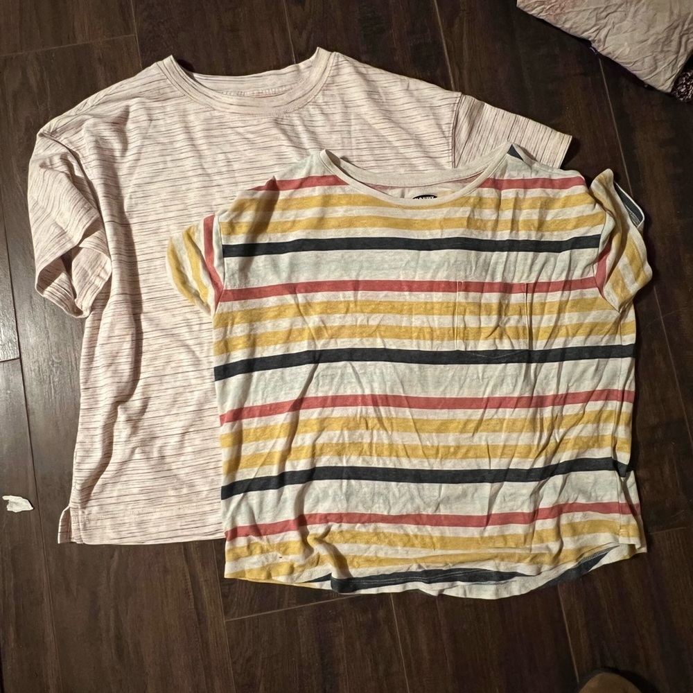 Bundle of 2 boxy old navy shirts